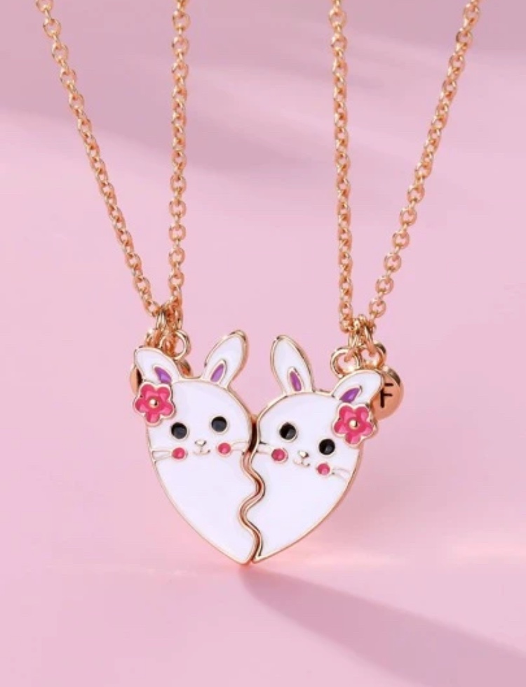 Featured image for “Two piece BFF bunny necklace”